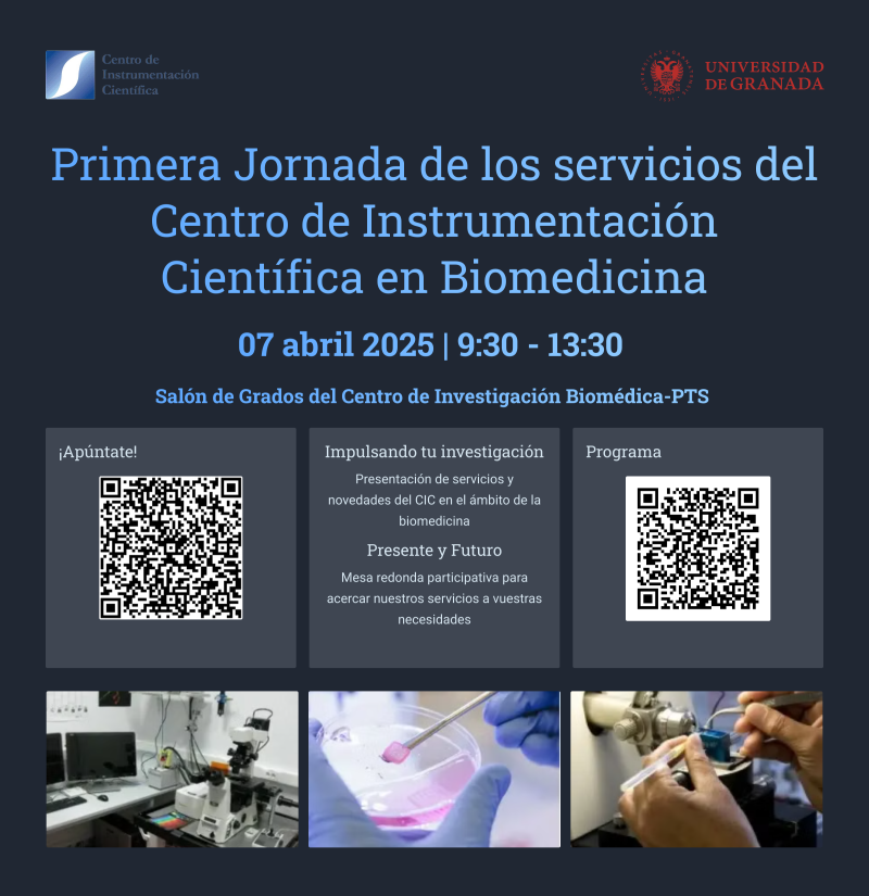 PRIMERAS JORNADAS CIC EN BIOMEDICINA