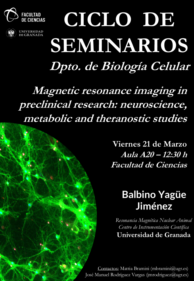 Ciclo Seminarios Departamento Biología Celular Ciclo Seminarios Departamento Biología Celular